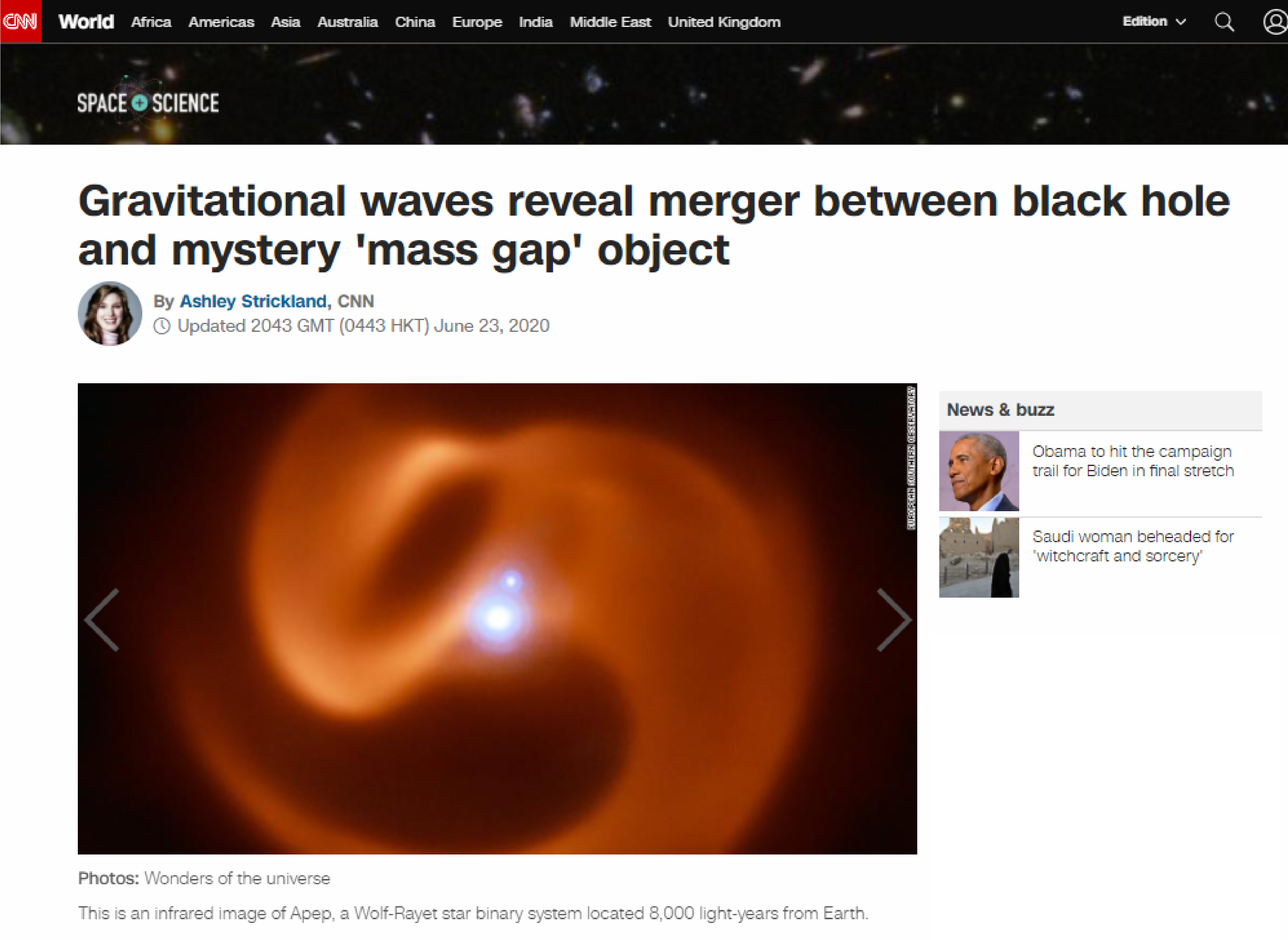 News gravitational waves