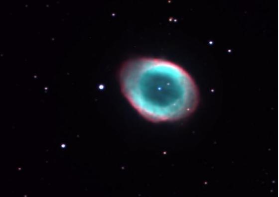 Figura 17: M57, nebulosa de l'anell. Processament amb SalsaJ.