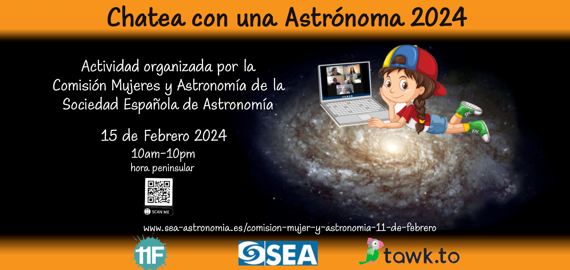 Xateja amb una astrònoma 2024