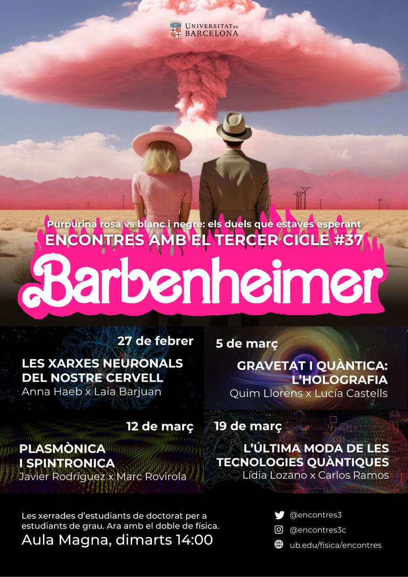 Cartell encontres del tercer cicle 2024