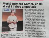 Mercè Romero al diari comarcal l'Enllaç