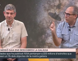 Josep Manel Carrasco (ICCUB-IEEC) i Ignasi Ribas (IEEC) al programa "Fet a Mida" d'Esplugues TV