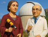 Gegantons al Parc Astronòmic del Montsec