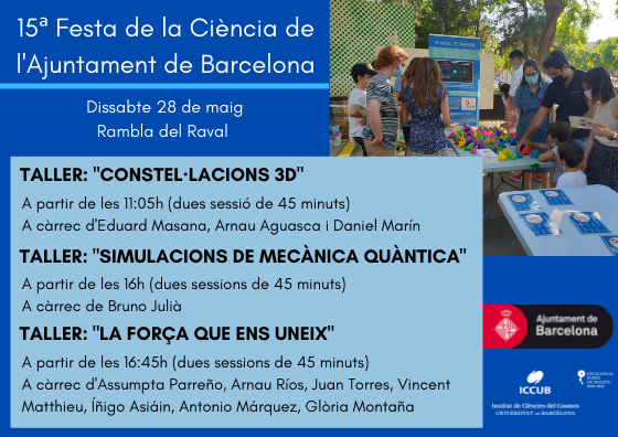 15ª Festa de la Ciència de l'Ajuntament de Barcelona