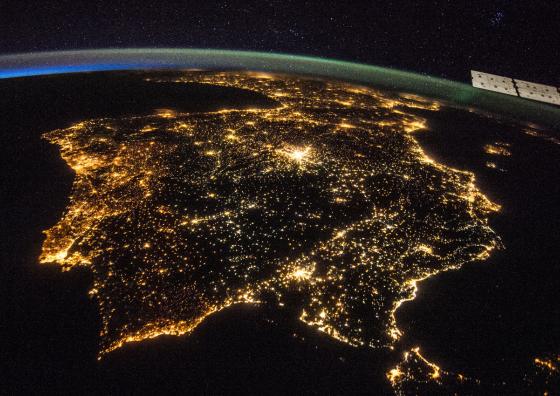 Contaminació lumínica Espanya