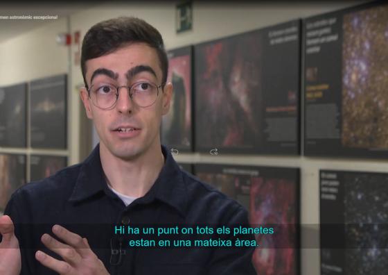 Dani Marín (ICCUB) al telenotícies de TV3