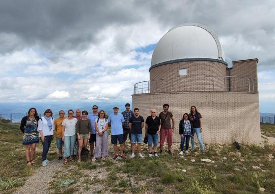 Trobada entre el professorat del Projecte Faulkes i investigadors de l’ICCUB al Parc Astronòmic del Montsec 2023